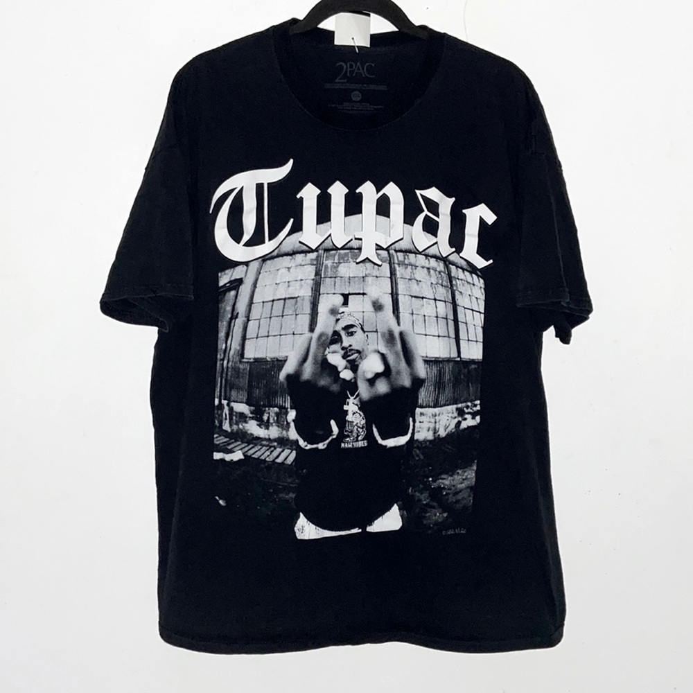 Tupac Shakur 👑 Graphic Print Official 2Pac Merch 1/1 Rare Find XXL UNI​​​​​